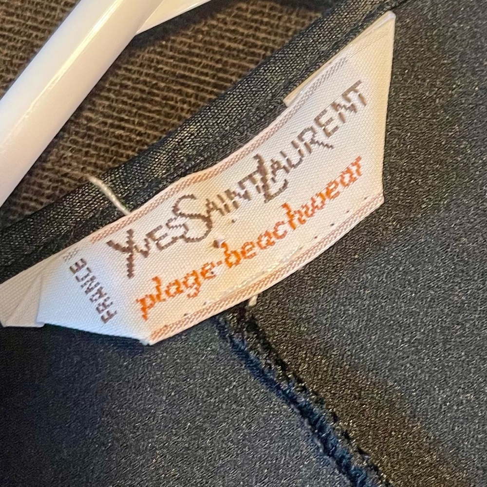 Yves Saint Laurent Black Beachwear